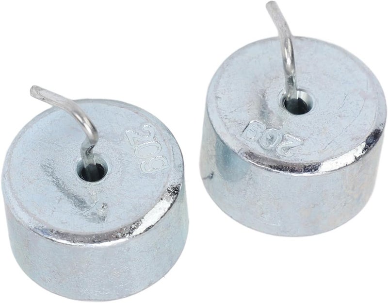 ZIZEV Hooked Weight Mass, ±2% Accuracy Hooked Weight Sturdy for Classroom - Image 1